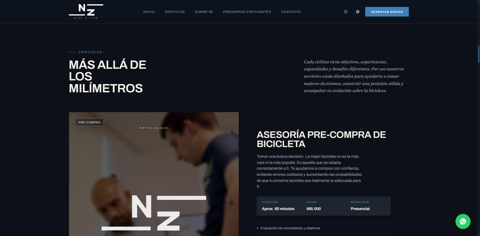 Tarjeta de servicio: asesoría pre-compra